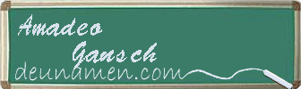 Amadeo Gansch Visitenkarte
